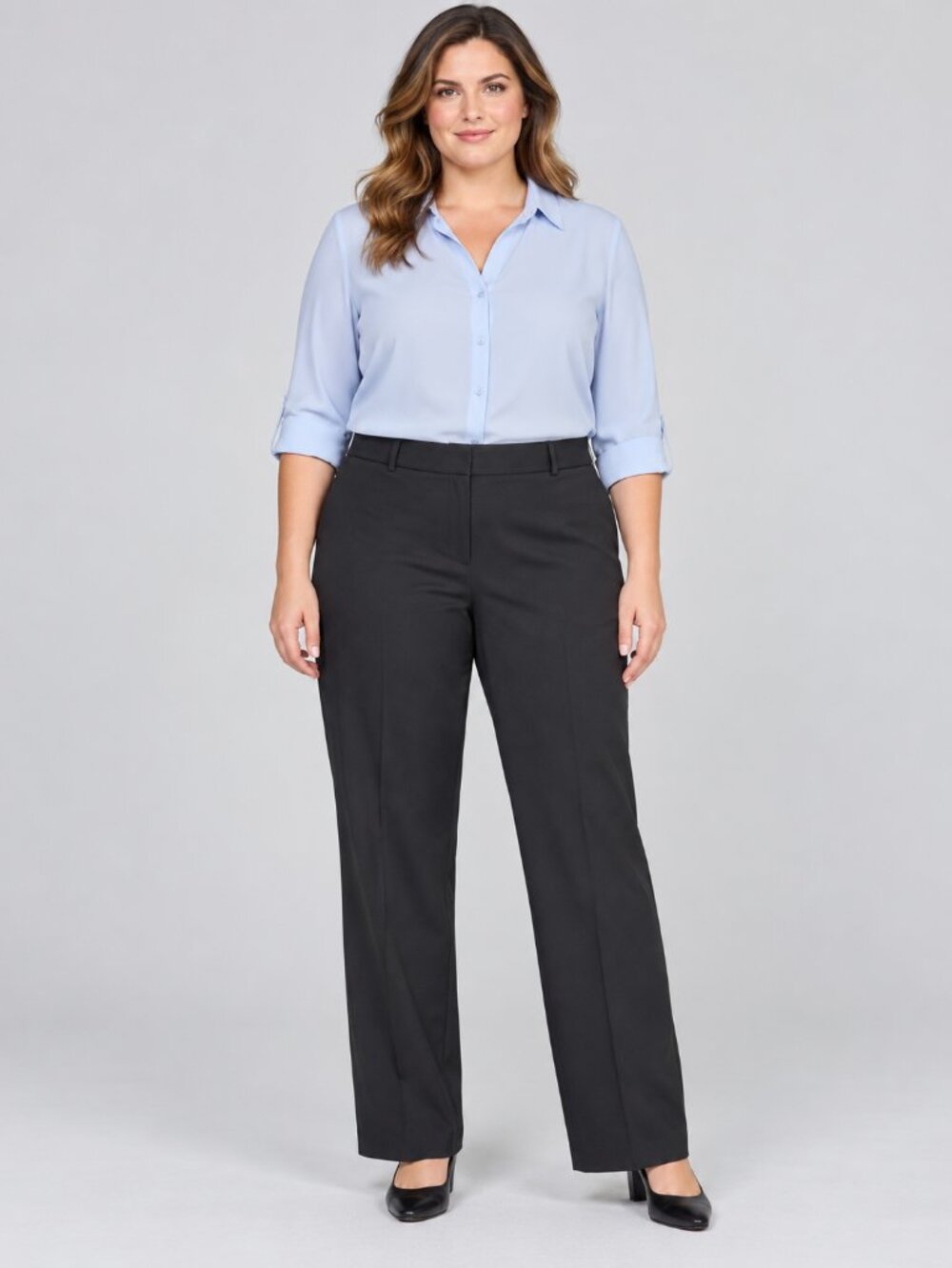 Jones New York Black Women's Dress Pants - Straight Leg